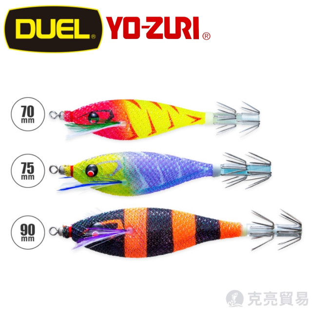 DUEL A1860.1861.1875 SQUID JIG "Pucca®" 魚蝦胖胖魚