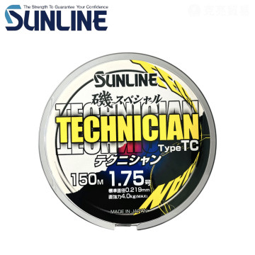 SUNLINE 磯スペシャル TECHNICIAN TC 150M 磯釣母線