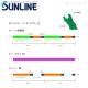 SUNLINE ALMIGHT 150M PE 粉/橘/橄欖綠