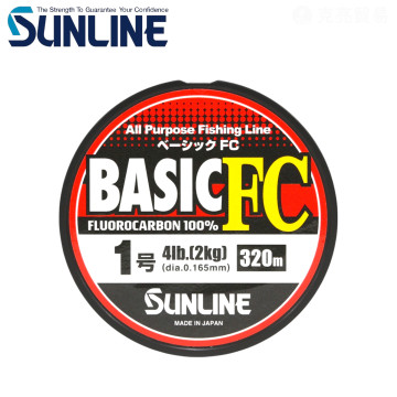 SUNLINE BASIC FC 320M 碳纖線 （圓筒）