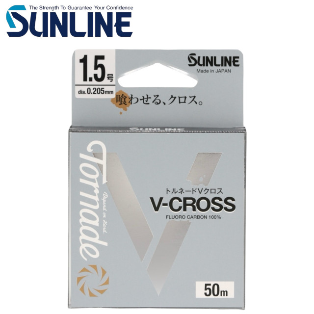 SUNLINE TORNADE V-CROSS 50M 碳纖子線