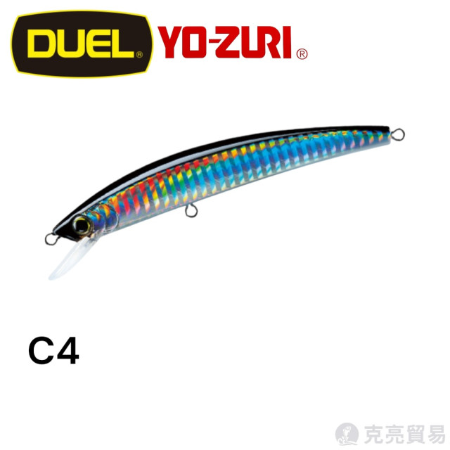 YO-ZURI R1127.1128.1129.1130 CRYSTAL® MINNOW SINKING 米諾 路亞