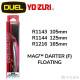 YO-ZURI R1143.1144.1216 MAG™ DARTER FLOATING 105mm/125mm/165mm 路亞