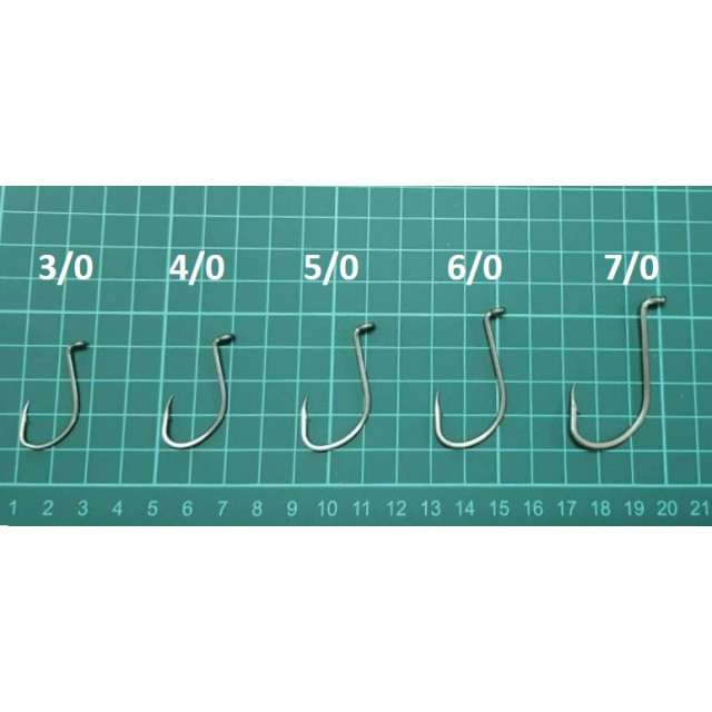 土肥富 MARUTO #4310 90度白鐵 白帶魚鈎 (100入)